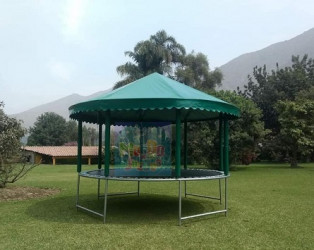Cama Elástica Circular 4M (C/Techo)